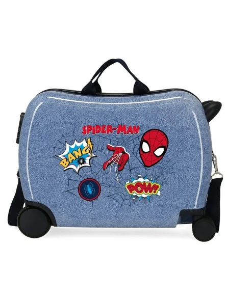 Marvel Maleta Correpasillos Spiderman Denim 3 Marvel Maleta Correpasillos Spiderman Denim