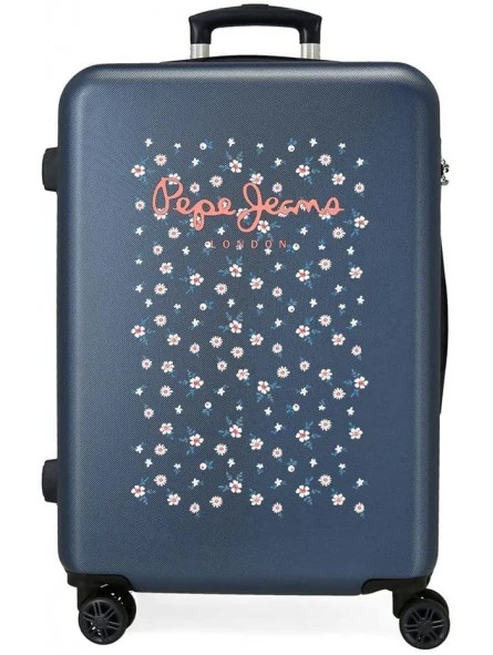 Maleta Mediana Pepe Jeans Leslie Azul 3 Maleta Mediana Pepe Jeans Leslie Azul