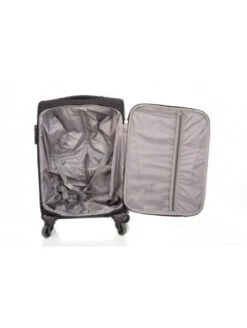 Maleta Mediana Extensible Alaska Negra -Almacenamiento De Viaje maleta mediana extensible alaska negra 1