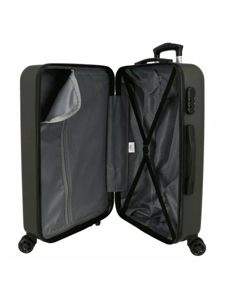 Maleta Mediana Pepe Jeans Denim Star Negra 4 Maleta Mediana Pepe Jeans Denim Star Negra - Imagen 2