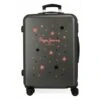 Maleta Mediana Pepe Jeans Denim Star Negra -Almacenamiento De Viaje maleta mediana pepe jeans denim star negra