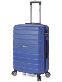 Maleta Mediana Roma Azul -Almacenamiento De Viaje maleta mediana roma azul 4