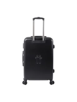 Maleta Mediana Expandible Totto Bazy Negro -Almacenamiento De Viaje maleta mediana totto bazy negra expandible 3