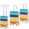 Juego De 3 Maletas Arco Iris