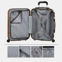 Maleta 70Cm Itaca Sevron -Almacenamiento De Viaje mandarina sku 16396554 29020549 xxl