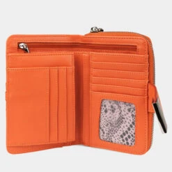 Cartera De Mujer Cimarron Jenison En Polipiel -Almacenamiento De Viaje mandarina sku 16654628 20070273 xxl