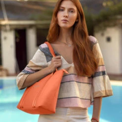 Bolso De Hombro Porta Tablet Cimarron Jenison -Almacenamiento De Viaje mandarina sku 16654632 21590692 xxl