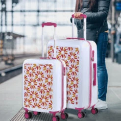 Agatha Ruiz De La Prada Juego De Maletas 50/60Cm -Almacenamiento De Viaje margaritas sku 16531657 24050078 xxl