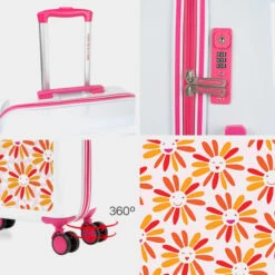 Maleta Cabina Agatha Ruiz De La Prada Happiness -Almacenamiento De Viaje margaritas sku 16606795 16380249 xxl