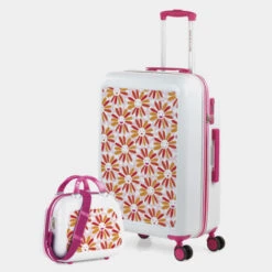 Agatha Ruiz De La Prada Maletas Mediana Happiness Rigida Con Capacidad De L -Almacenamiento De Viaje margaritas sku 16648180 29160339 xxl