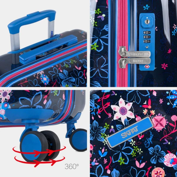 Juego De Maletas Skpat Foresta Cabina Y Mediana Color Capacidad 98,5 L 7 Juego De Maletas Skpat Foresta Cabina Y Mediana Color Capacidad 98,5 L - Imagen 5