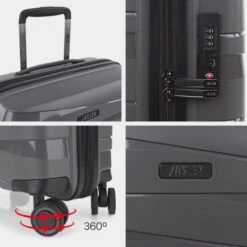 Maletas Mediana Stuttgart Rigida/Blanda Con Capacidad De 58 L 26 Maletas Mediana Stuttgart Rigida/Blanda Con Capacidad De 58 L -Almacenamiento De Viaje marron metalizado sku 16341215 48530407 xxl