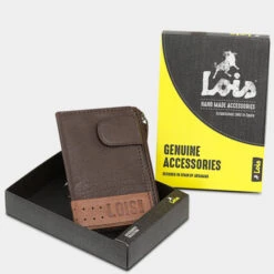 Cartera/Monedero De Hombre Lois Durham En Piel -Almacenamiento De Viaje marron tan sku 16042215 03570631 xxl