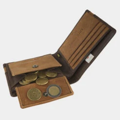 Cartera De Piel De Hombre Lois Dayton En Piel -Almacenamiento De Viaje marron tan sku 16667233 26550445 xxl