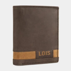 Cartera De Piel De Hombre Lois Dayton En Piel -Almacenamiento De Viaje marron tan sku 16667243 33340805 xxl