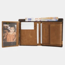 Cartera De Piel De Hombre Lois Dayton En Piel -Almacenamiento De Viaje marron tan sku 16667243 33390003 xxl