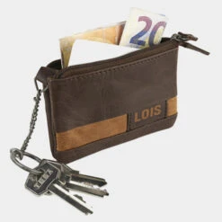 Monedero De Piel Lois Dayton -Almacenamiento De Viaje marron tan sku 16667245 13450589 xxl