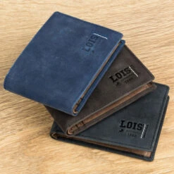 Cartera De Hombre Lois De La Colección Hewitt En Piel Genuina -Almacenamiento De Viaje marron sku 16042002 06020460 xxl