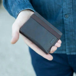 Cartera De Hombre Jaslen Billeteros Piel Jaslen En Piel -Almacenamiento De Viaje marron sku 16042075 20190562 xxl