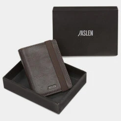 Cartera De Hombre Jaslen Billeteros Piel Jaslen En Piel -Almacenamiento De Viaje marron sku 16042075 20220677 xxl