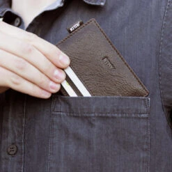 Tarjetero De Hombre Jaslen Billeteros Piel Jaslen En Piel -Almacenamiento De Viaje marron sku 16042091 30170079 xxl