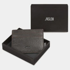 Tarjetero De Hombre Jaslen Billeteros Piel Jaslen En Piel -Almacenamiento De Viaje marron sku 16042091 30220323 xxl