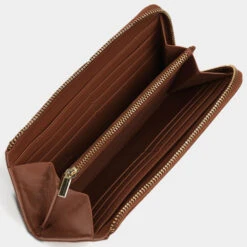 Cartera De Mujer Jaslen Georgia En Piel -Almacenamiento De Viaje marron sku 16042140 58330458 xxl