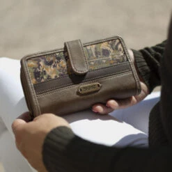 Cartera De Mujer Skpat Florencia En Lona/Poliéster/Polipiel -Almacenamiento De Viaje marron sku 16042452 31460899 xxl