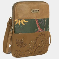 Bolso Para Móvil Con Bandolera De Mujer Skpat Colección Lorette En Nylon/Polipiel
