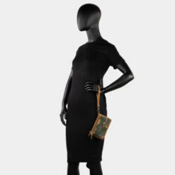 Cartera De Mano Con Asa Para Muñeca De Mujer Skpat Colección Lorette En Nylon/Polipiel -Almacenamiento De Viaje marron sku 16064726 28520528 xxl