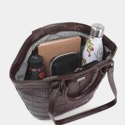 Bolso Con Doble Asa Lois Crossover -Almacenamiento De Viaje marron sku 16512461 36520875 xxl