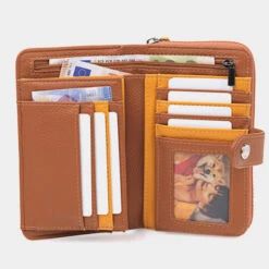 Cartera De Mujer Lois Crandell En Polipiel -Almacenamiento De Viaje marron sku 16565094 06000619 xxl