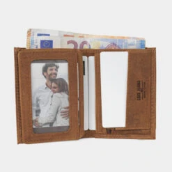 Cartera De Piel De Hombre Lois Thompson En Piel -Almacenamiento De Viaje marron sku 16654478 07360113 xxl