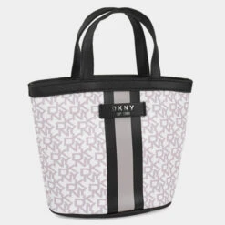 Dkny-636 Mini Tote Signature Stripe 22 Dkny-636 Mini Tote Signature Stripe -Almacenamiento De Viaje mauve combo sku 16663511 46380454 xxl