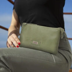 Bolso Bandolera Piel Lois Whitney -Almacenamiento De Viaje menta sku 16144182 15350299 xxl