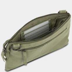 Bolso Bandolera Piel Lois Whitney -Almacenamiento De Viaje menta sku 16144182 15380021 xxl