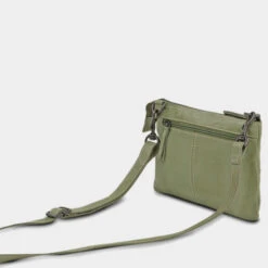 Bolso Bandolera Piel Lois Whitney -Almacenamiento De Viaje menta sku 16144182 15400348 xxl
