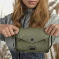 Bolso Bandolera Piel Lois Whitney -Almacenamiento De Viaje menta sku 16144187 12190543 xxl