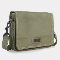 Bolso Bandolera Piel Lois Whitney -Almacenamiento De Viaje menta sku 16234432 33310529 xxl