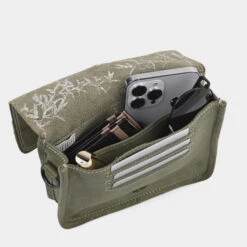 Bolso Bandolera Piel Lois Whitney -Almacenamiento De Viaje menta sku 16234432 33330649 xxl