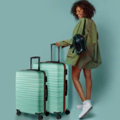 Maletas Mediana Oporto Rigida Con Capacidad De L -Almacenamiento De Viaje menta sku 16666577 12310540 xxl
