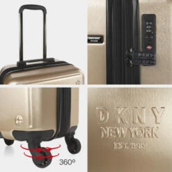 Dkny-904 Maleta Cabina New Yorker Dkny Dkny-904 New Yorker -Almacenamiento De Viaje metallic champagne sku 16663526 05410366 xxl