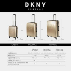 Dkny-904 Maleta 70Cm New Yorker -Almacenamiento De Viaje metallic champagne sku 16663534 03000317 xxl