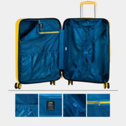 Lois Juego De Maletas (Cabina, Mediana Y Grande) Estocolmo Rígidas De Abs Con Capacidad De 170L -Almacenamiento De Viaje mostaza sku 16428097 59060753 xxl