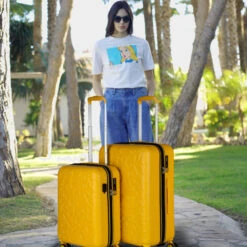 Juego De Maletas (Cabina Y Mediana) Lois Rígidas Con Capacidad De 90 L Color 28 Juego De Maletas (Cabina Y Mediana) Lois Rígidas Con Capacidad De 90 L Color -Almacenamiento De Viaje mostaza sku 16428101 01360165 xxl