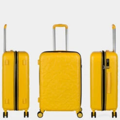 Juego De Maletas (Cabina Y Mediana) Lois Rígidas Con Capacidad De 90 L Color 29 Juego De Maletas (Cabina Y Mediana) Lois Rígidas Con Capacidad De 90 L Color -Almacenamiento De Viaje mostaza sku 16428101 01370954 xxl