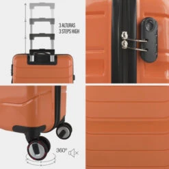 Maletas Mediana Bristol Rigida/Blanda Con Capacidad De 94 L -Almacenamiento De Viaje naranja sku 16674611 23010042 xxl