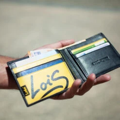 Cartera De Hombre Lois Temple En Piel 20 Cartera De Hombre Lois Temple En Piel -Almacenamiento De Viaje negro amarillo sku 16042222 16520169 xxl