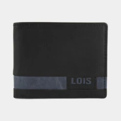 Cartera De Piel De Hombre Lois Dayton En Piel -Almacenamiento De Viaje negro azul sku 16667232 26500508 xxl