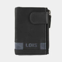 Cartera-Tarjetero De Piel De Hombre Lois Dayton En Piel -Almacenamiento De Viaje negro azul sku 16667236 29260276 xxl